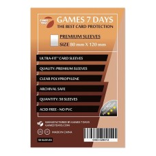 Протектори Games7Days (80 x 120 мм) Premium Ultra-Fit (50 шт)