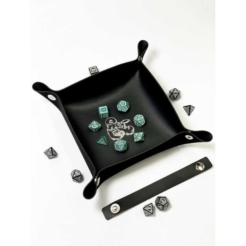 Лоток для кубиків Дракон чорний Dice Tray