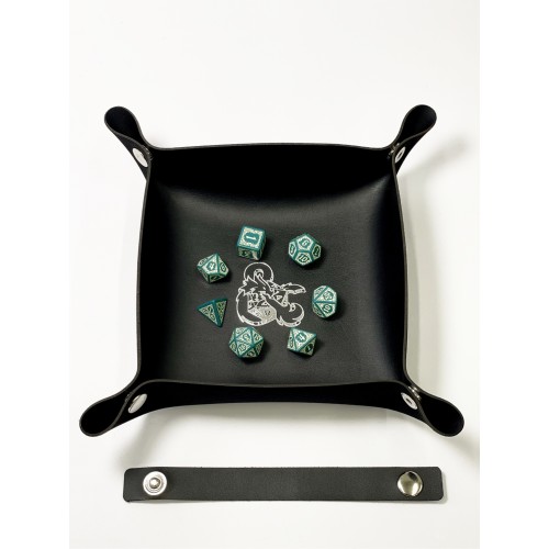 Лоток для кубиків Дракон чорний Dice Tray