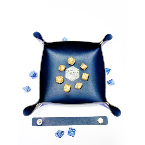 Лоток для кубиків D20 синій Dice Tray