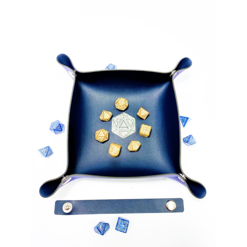 Лоток для кубиків D20 синій Dice Tray