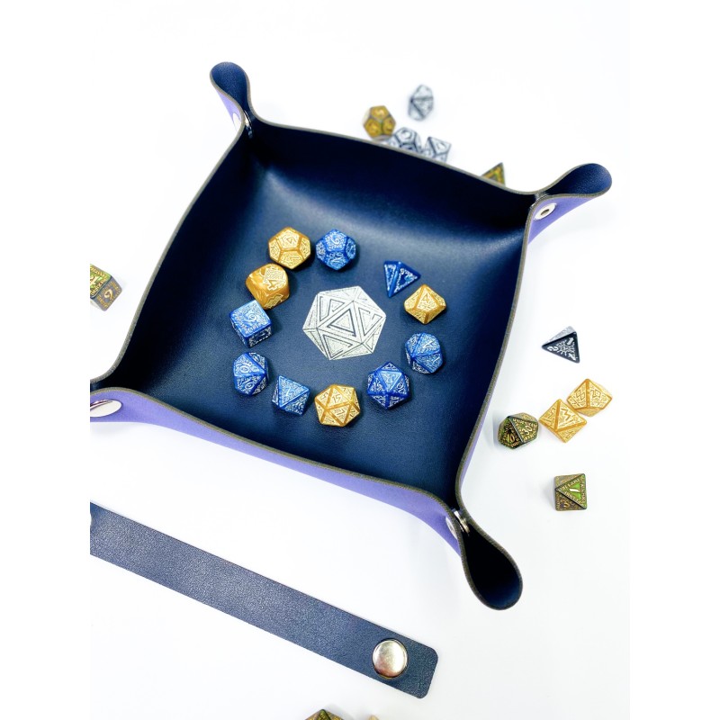 Лоток для кубиків D20 синій Dice Tray