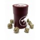 Стакан для кубиків Вовк бургунді Dice Cup