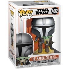 Мандалорець із Малюком - Funko POP Star Wars The Mandalorian #402