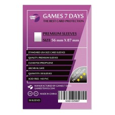 Протекторы Games7Days (56 x 87 мм) Premium USA (50 шт)