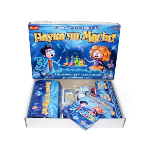 Настольная игра Набор экспериментов. Наука или магия?
