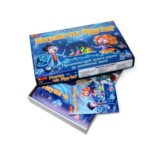 Настольная игра Набор экспериментов. Наука или магия?