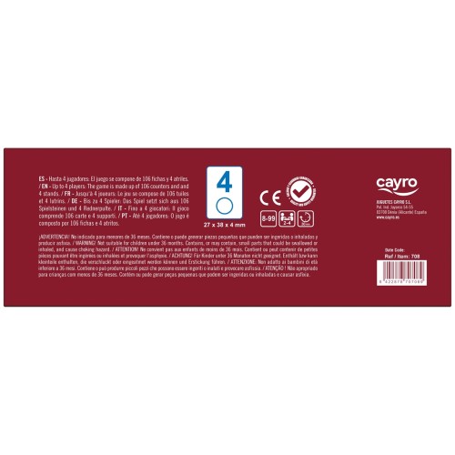 Настольная игра Rummy Classic в дорожній сумочці. Великі фішки (Руммі Класик)