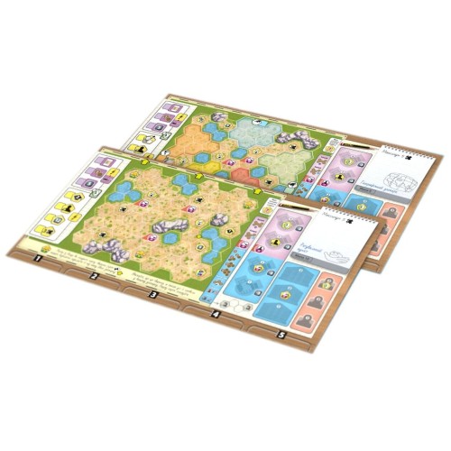 Настільна гра Новий Ковчег. Мапи зоопарків (Набір 1). Zoo Map Pack 1