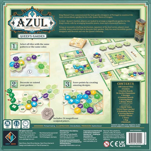 Настільна гра Azul: Queen's Garden (Азул. Сад королеви)