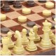 Настольная игра Магнитные шахматы с шашками (24x24 см)