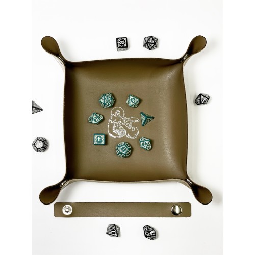 Лоток для кубиків Дракон коричневий Dice Tray