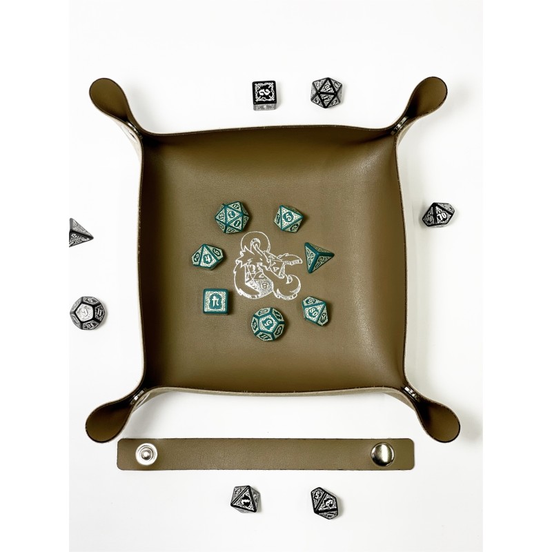 Лоток для кубиків Дракон коричневий Dice Tray