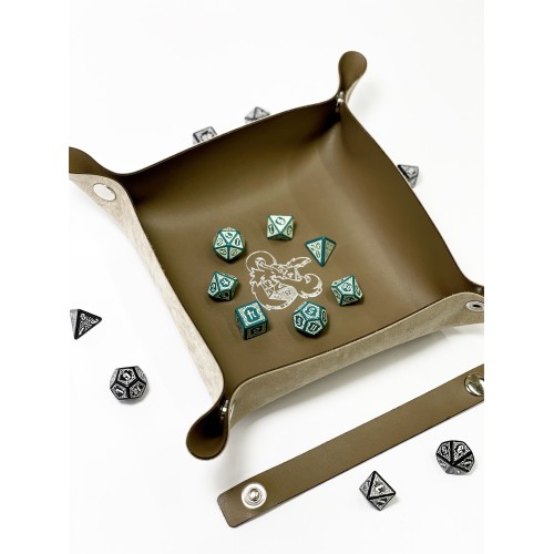Лоток для кубиків Дракон коричневий Dice Tray