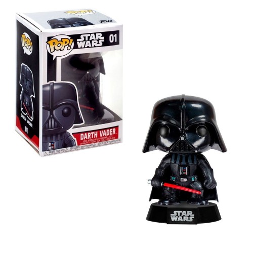 Фигурки Funko POP Дарт Вейдер со световым мечом - Funko POP Star Wars #01: Darth Vader