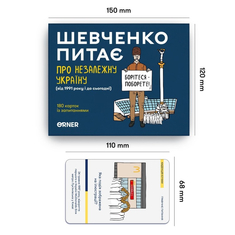 Настольная игра Шевченко задает вопрос о независимой Украине