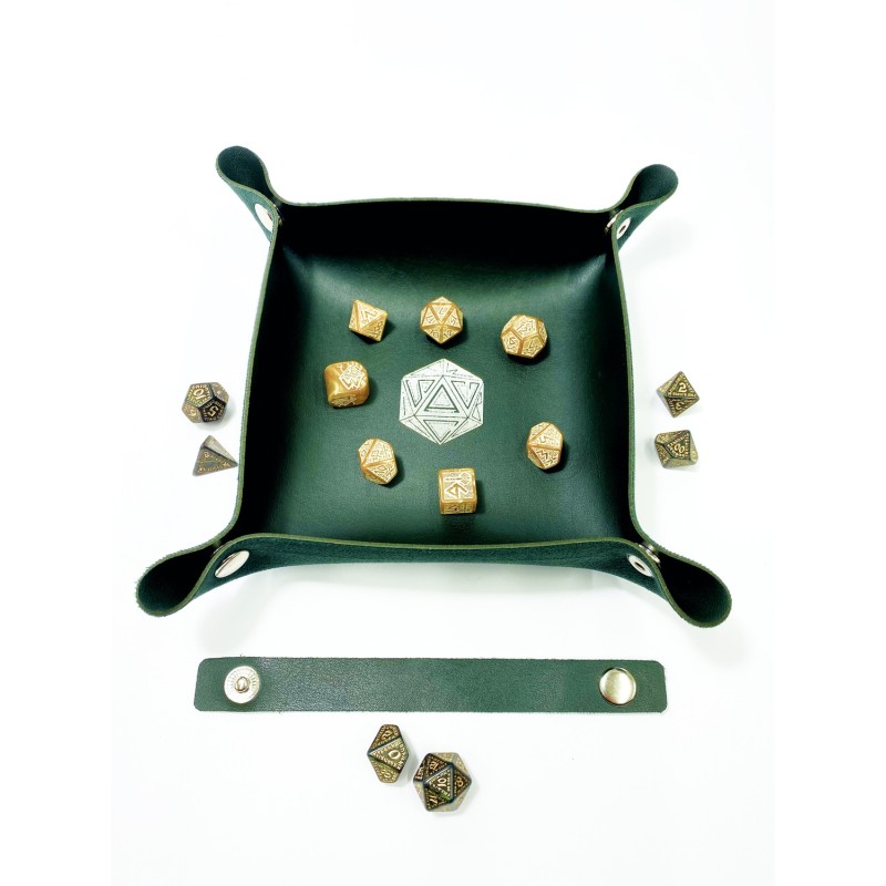 Лоток для кубиків D20 зелений Dice Tray