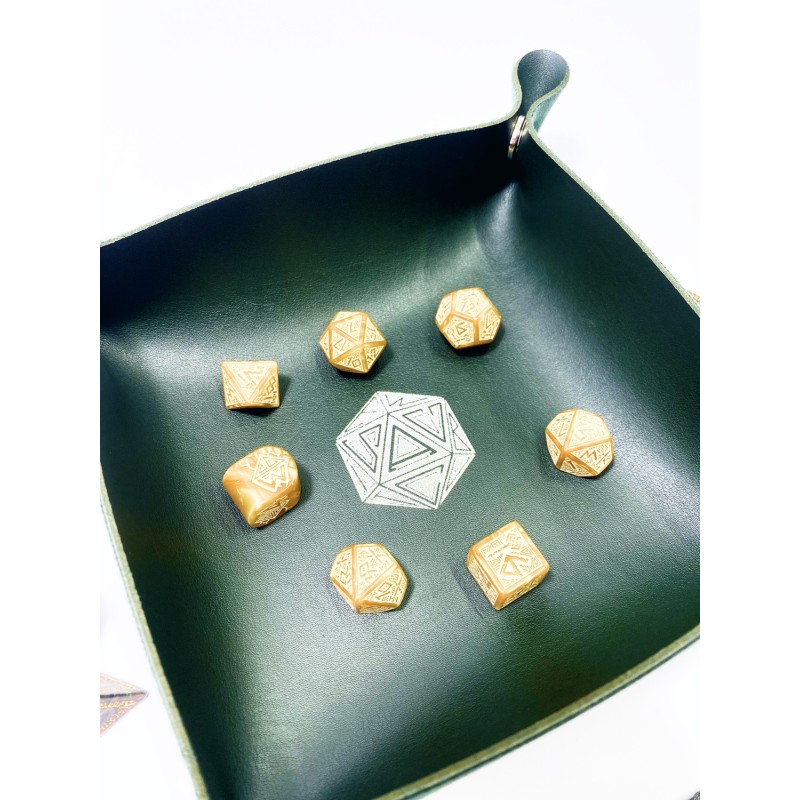 Лоток для кубиків D20 зелений Dice Tray