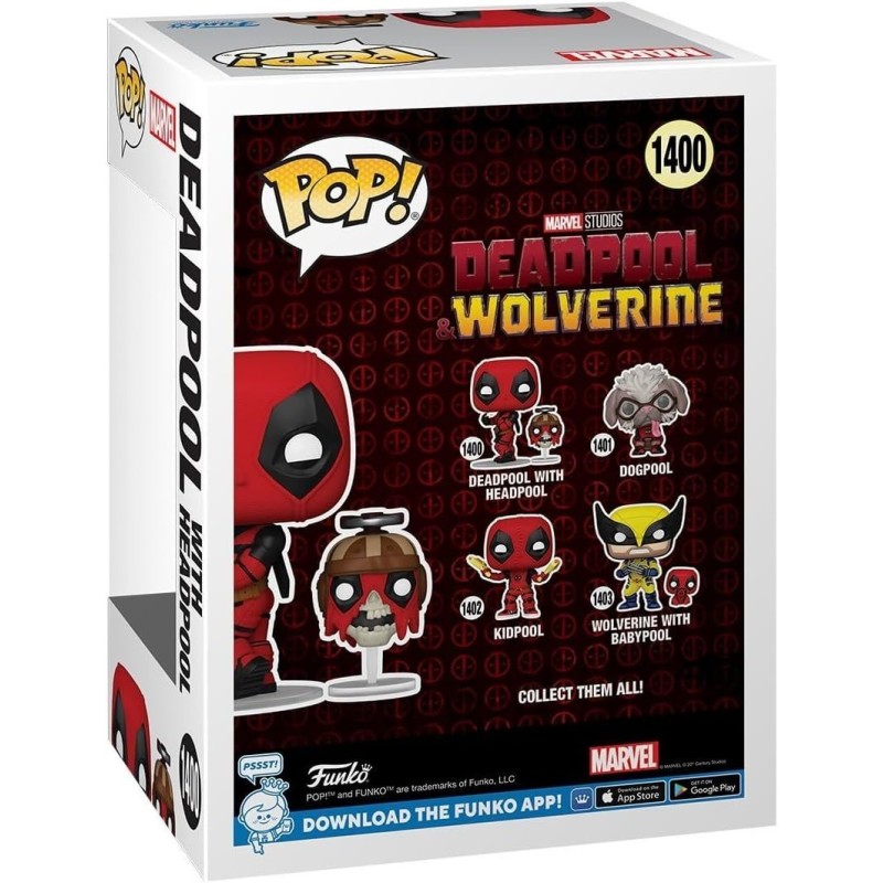 Фігурка Funko POP Дедпул з Хедпулом - Funko POP Marvel #1400: Deadpool & Wolverine