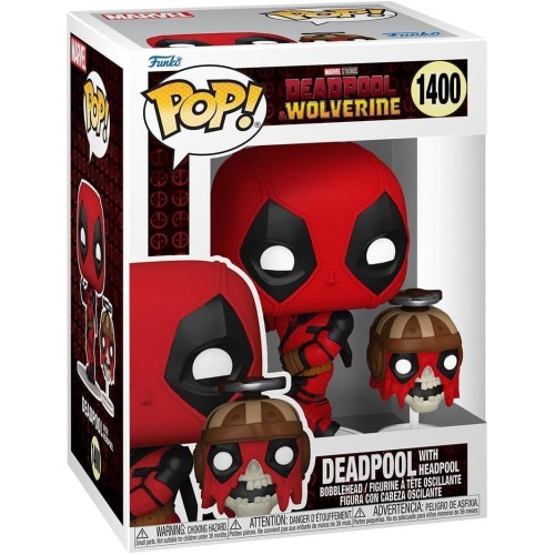 Фігурка Funko POP Дэдпул с Хэдпулом - Funko POP Marvel #1400: Deadpool & Wolverine