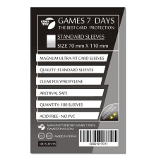 Протектори Games7Days (70 х 110 мм) Standard Magnum Ultra-Fit (100 шт)