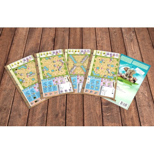 Настольная игра Новий Ковчег. Мапи зоопарків (Набір 2). Zoo Map Pack 2