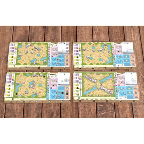 Настольная игра Новий Ковчег. Мапи зоопарків (Набір 2). Zoo Map Pack 2