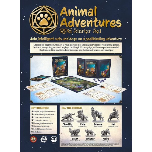 Настільна гра Animal Adventures RPG Starter Set