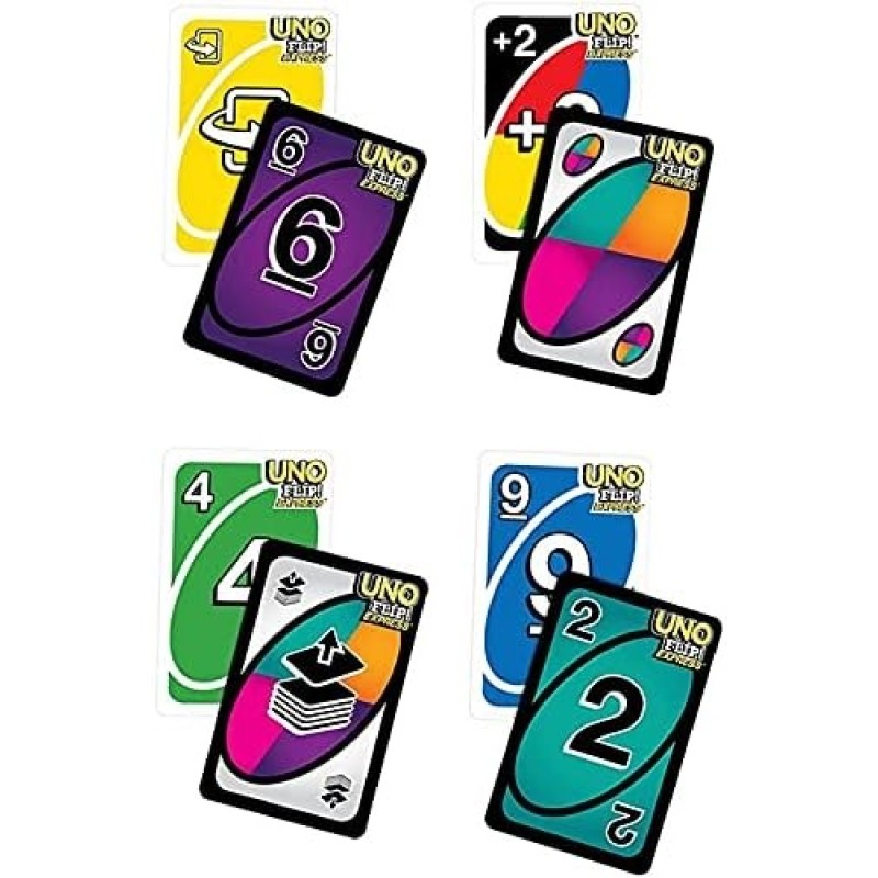 Настільна гра Uno Flip Express (Подвійна гра Експрес)