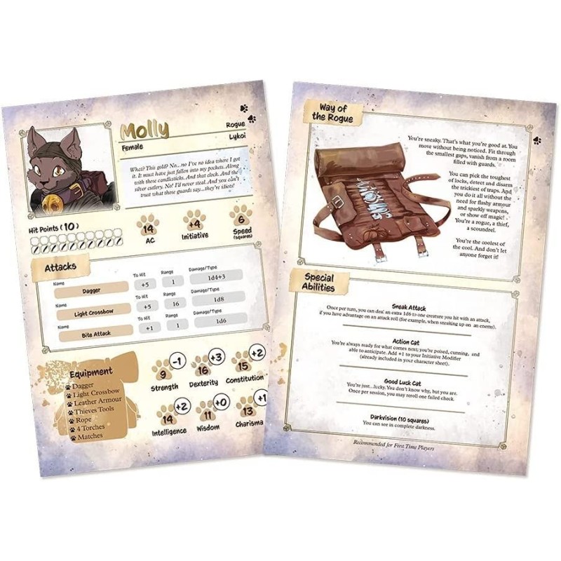 Настільна гра Animal Adventures RPG Starter Set