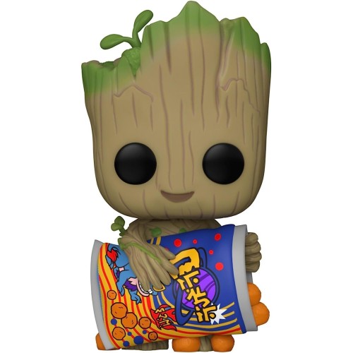 Фигурки Funko POP Я есть Грут - Funko POP Marvel #1196: Groot with Cheese Puffs