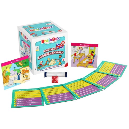 Настольная игра BrainBox Изучаем английский язык - Познавательная игра