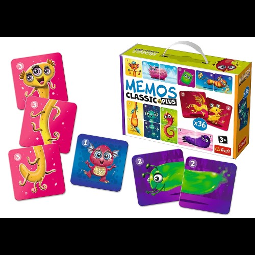 Настольная игра Мемос Классический: Милые монстрики (36 карт)