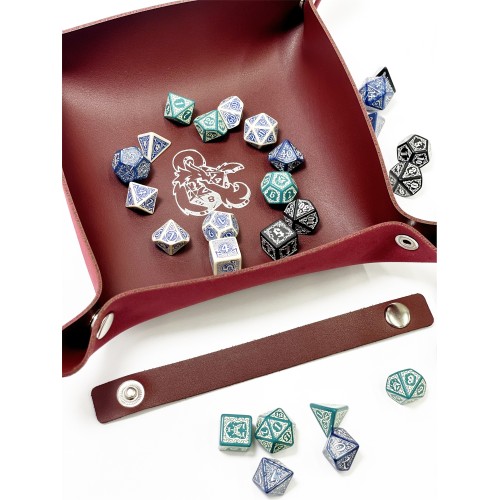 Лоток для кубиків Дракон бургунді Dice Tray