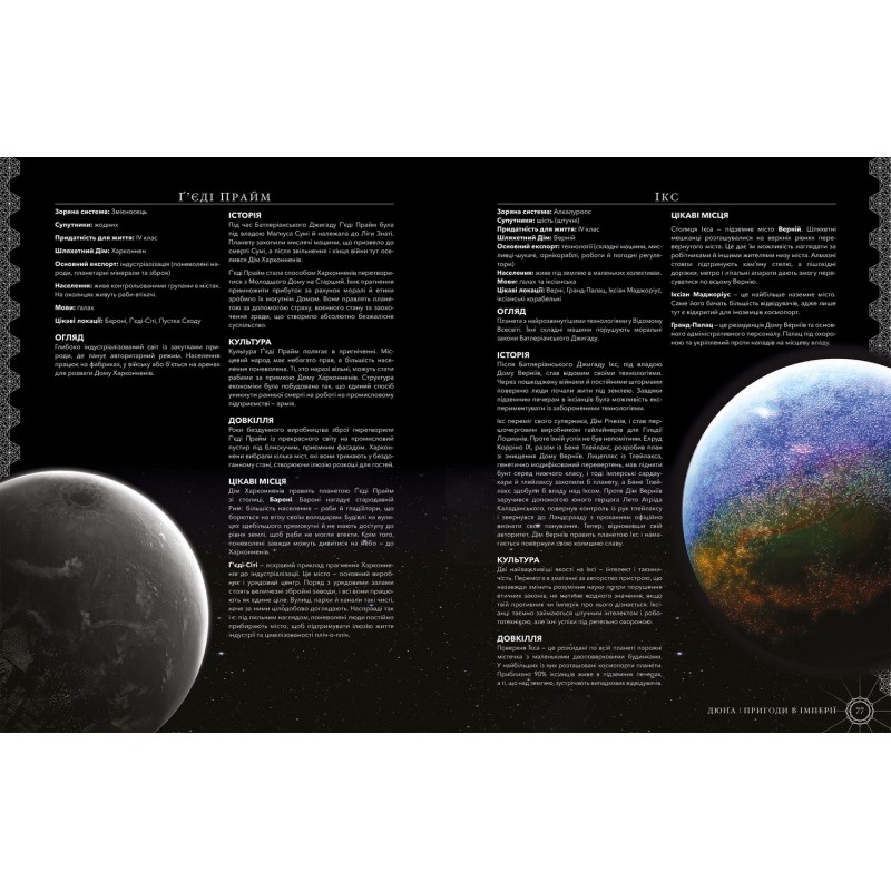 Настільна гра Дюна. Пригоди в Імперії - Книга правил (Dune - Adventures in the Imperium)