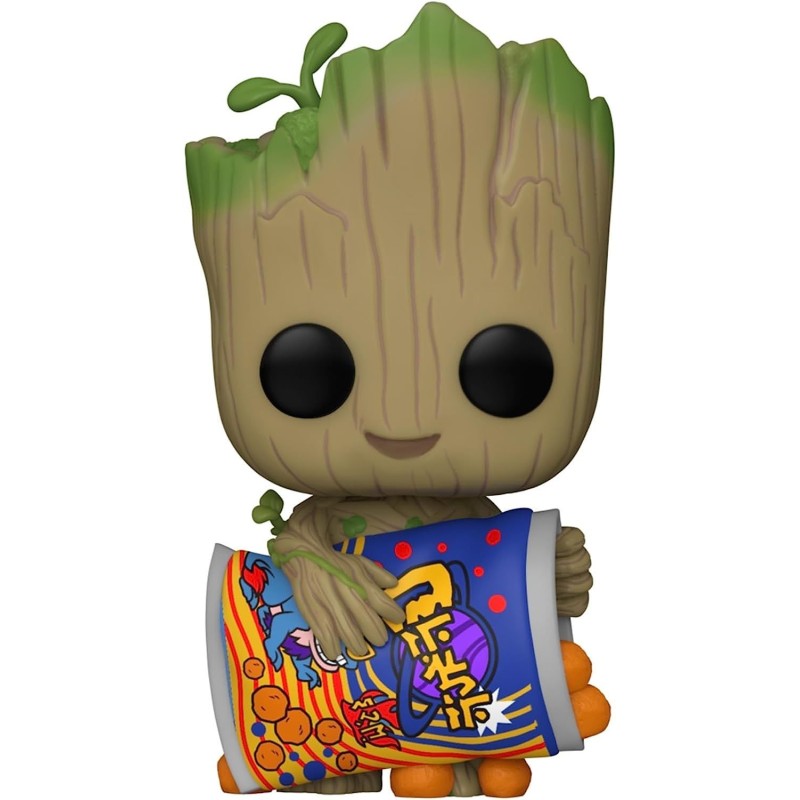 Фігурка Funko POP Я есть Грут - Funko POP Marvel #1196: Groot with Cheese Puffs