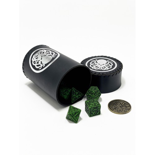 Стакан для кубиків Ктулху чорний Dice Cup
