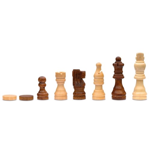 Настольная игра Набор 3 в 1. Шахматы, шашки, нарды (29х29 см)