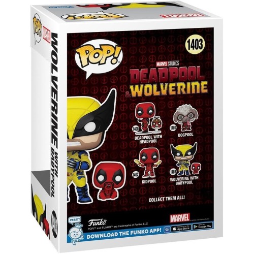 Фигурки Funko POP Росомаха с Бебипулом - Funko POP Marvel #1403: Deadpool & Wolverine