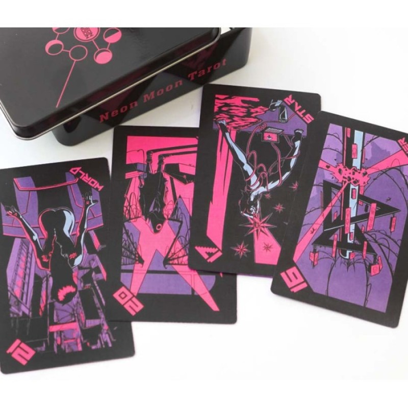 Карти ТАРО Неоновий місяць Neon Moon Tarot