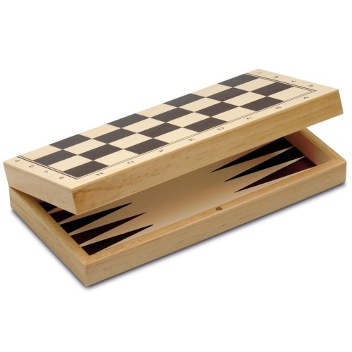 Настольная игра Набор 3 в 1. Шахматы, шашки, нарды (29х29 см)