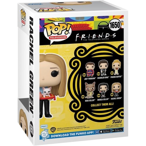 Фігурка Funko POP Рейчел Грін - Funko POP TV: Friends #1650: Rachel Green (with Mrs. Whiskerson)
