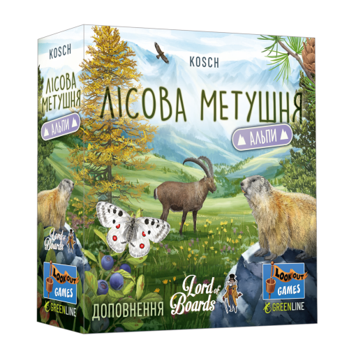 Настольная игра Лесная суета. Альпы (Forest Shuffle: Alpine Expansion)