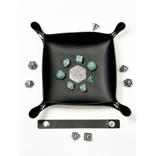 Лоток для кубиків D20 чорний Dice Tray