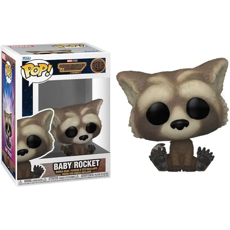 Фігурка Funko POP Малыш Ракета - Funko POP Marvel #1208: Guardians of the Galaxy 3 - Малыш Ракета