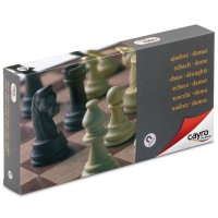 Магнитные шахматы с шашками (32x32 см)