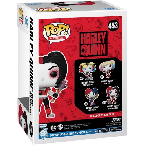 Фігурка Funko POP Гарлі Квінн - Funko POP Heroes DC #453: Harley Quinn with Weapons