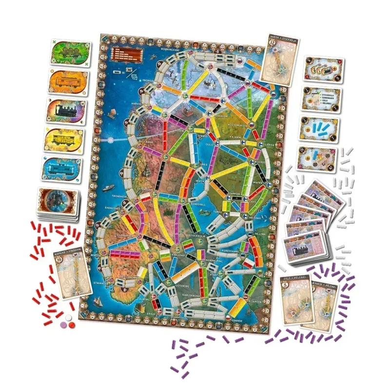 Настольная игра Ticket to Ride: Northern Lights (Квиток на потяг: Північне сяйво)