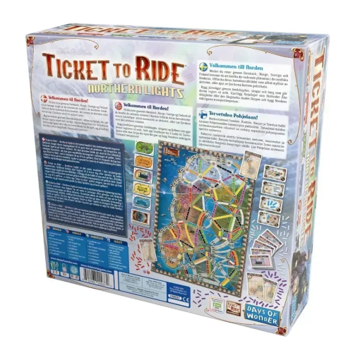 Настольная игра Ticket to Ride: Northern Lights (Квиток на потяг: Північне сяйво)