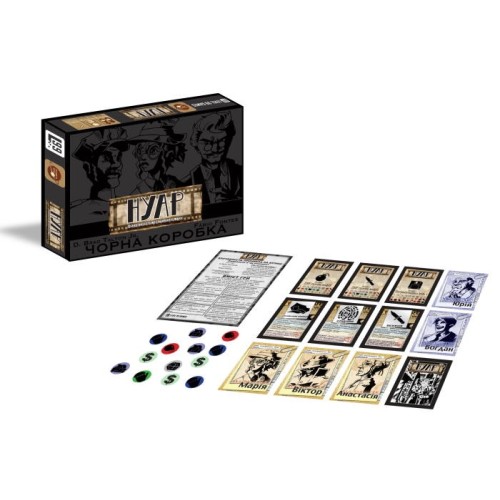 Настольная игра Нуар. Дедуктивна настільна гра (NOIR: Deductive Mystery Game - Black Box Edition)